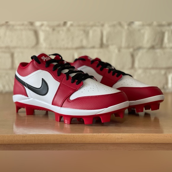 Nike Air Jordan 1 Low MCS Chicago Baseball Cleats CJ8524-611 Men’s Size 11 New - Picture 4 of 10